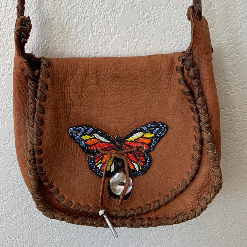 Vintage Handmade Leather Purse